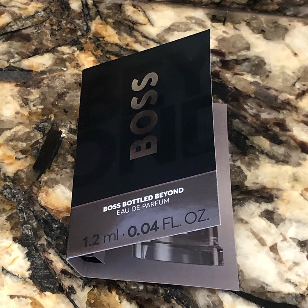 HUGO BOSS For Men Boss Bottled Beyond 1.2ml Sample Vial Spray Card
